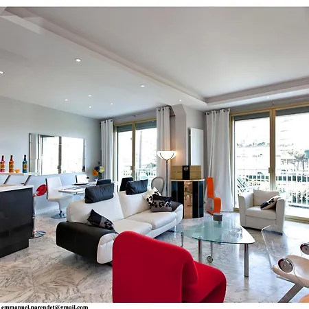Ref 843 - Croisette - Sea View For Rent Appartement Cannes